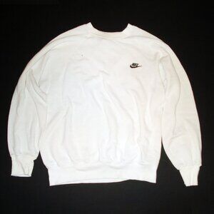 Nike Sweatshirt White Vintage Men's Size L